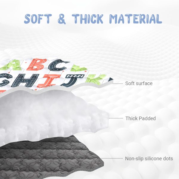 Letter Fox Baby Play Mat - Waterproof, Non-Slip & Cushioned