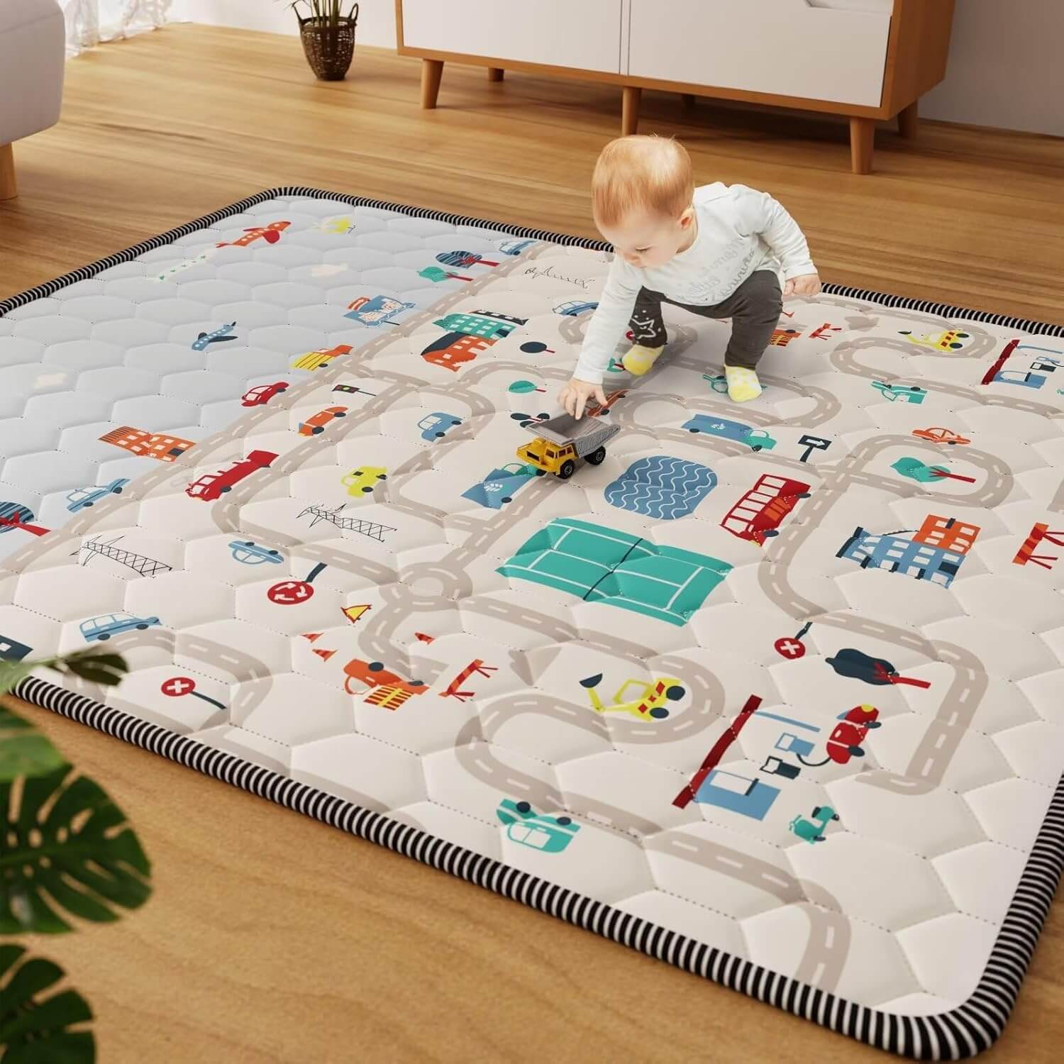 cotton baby play mat